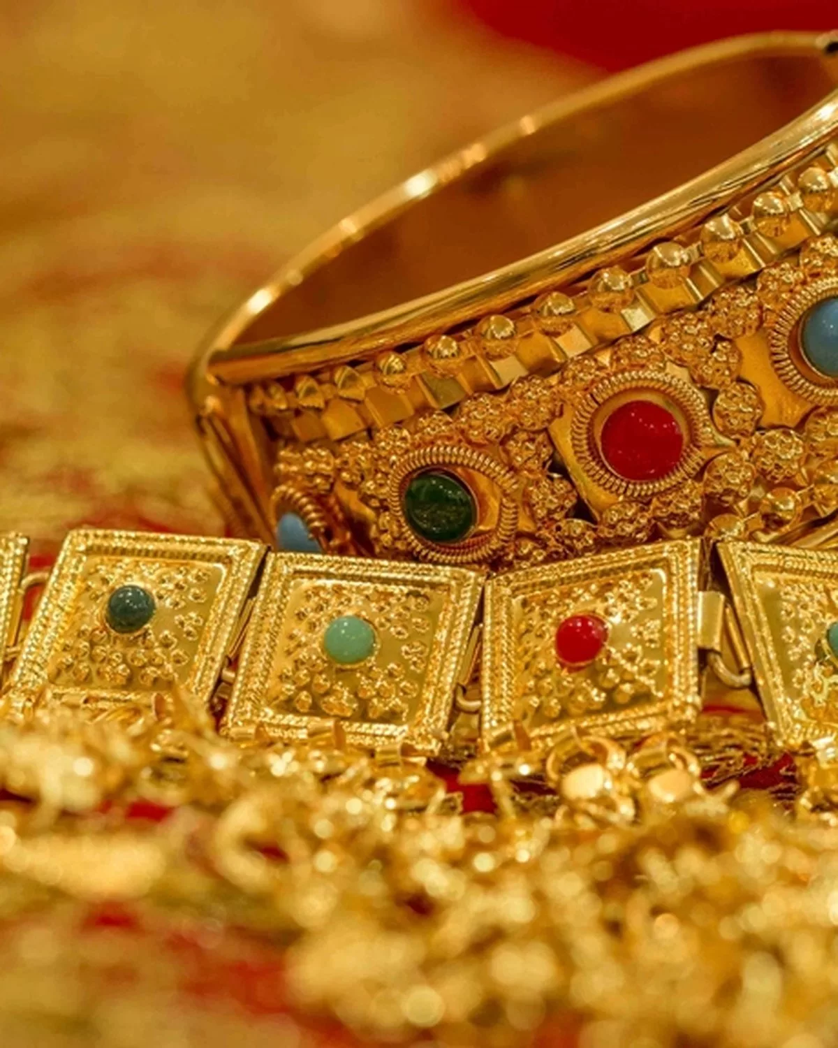 Kundan Gold-Plated Kada