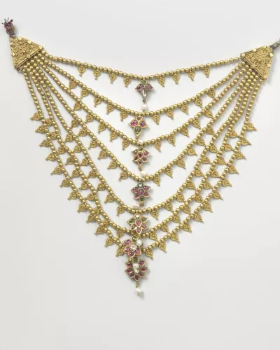 Temple Gold Layered Necklace